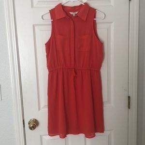 Charming Charlie neon Pink dress